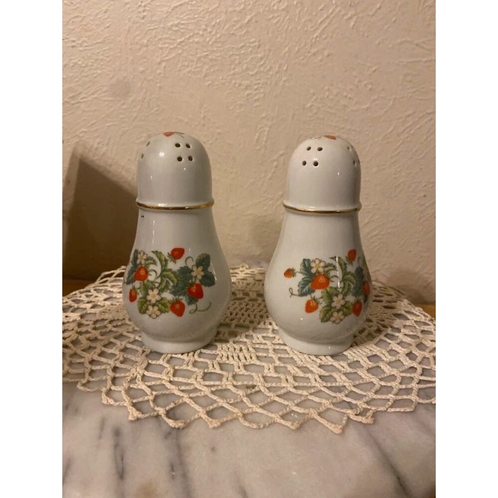 Strawberry Salt and Pepper Shakers